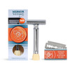 MERKUR Progress 500 Adjustable Double Edge Safety Razor Standard Handle Adjustable Razor With Dial Made in Germany Plast