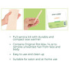 Clean Easy Mini Pot Waxing Kit for Women Soft Wax with Wax Warmer for Hair Removal Body Facial Hair Sensitive Skin Inclu