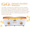 GiGi Deluxe Double Wax Warmer Hair Removal Waxing Kit Heater Dual Pot Design Adjustable Temperature Control Salon Home U