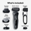 Braun Electric Razor for Men Waterproof Foil Shaver Series 5 5050cs Wet Dry Shave with Beard Trimmer and Body Groomer Re