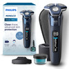 Philips Norelco Shaver 7800 Rechargeable Wet Dry Electric Shaver with SenseIQ Technology Quick Clean Pod Charging Stand