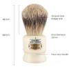 Simpsons Chubby 1 Best Shaving Brush CH1 High Density Knot HandTurned Ivory Handle Simpson Shaving Brushes Wet Shave Del
