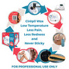 Cirepil Waxing Kit Introduction Waxing Kit Heater Blue wax Beads Pre Post products an Empty Tin The Best Temperature for