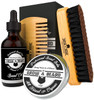 Beard Brush Beard Comb Beard Oil Beard Balm Grooming Kit for Mens Care Travel Facial Hair Set for Growth Styling Shine S