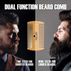 Beard Brush Beard Comb Beard Oil Beard Balm Grooming Kit for Mens Care Travel Facial Hair Set for Growth Styling Shine S