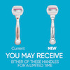 Gillette Venus Comfortglide plus Olay Sugarberry Womens Razor with Rose Gold Metal Handle 4 Blade Refills Holiday Gifts