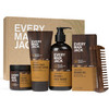 Every Man Jack Beard Essentials Gift Set for Men Complete Routine with 5 FullSize Essentials Sandalwood Scent Beard Face