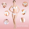 Patelai 32 Pcs Smooth Away Hair Removal Pads 2 Sizes Facial Hair Remover Pads and 30 Pcs Exfoliation Fine Sandpaper for