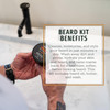 Live Bearded 3Step Beard Grooming Kit Wash Oil and Butter Made in the USA AllNatural Ingredients with Shea Jojoba Growth