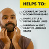 The Beard Club Premium Beard Kit for Men Grooming Care Kit Cedar Sandalwood Oil Sandalwood Balm Shampoo Brush Comb Trimm