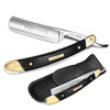 Naked Armor Solomon Straight Razor Shave Ready Japanese Steel Straight Razors for Men with Algum Wood Scale Case Include