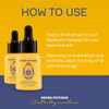 SEVEN POTIONS Natural Beard Oil for Men 1 FL OZ 30ml Fragrance Free Unscented Beard Softener Conditioner Vegan Condition