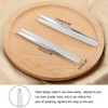 Mudder 12 Pcs Eyebrow Tweezers Set for Facial Hair Stainless Steel Slanted Tip Tweezers in Bulk for Men and Women Silver