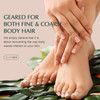 KOTAMU Hard Wax Beads for Hair Removal 1lb Sensitive Skin Thick Hair Formula for Full Body Face Chest Back Leg Bikini Br