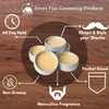 GENTS Mustache Wax Kit Extra Strong Hold Classic Mustache Wax with Folding Comb Pocket Mustache Comb Styling Grooming Se
