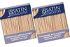 Satin Smooth Wax Sticks for Hair Removal Contour Wax Applicator Sticks Wooden Waxing Stick Spatulas for Eyebrows Facial