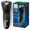 Philips Norelco Shaver 2400 Series Wet and Dry Electric Shaver Popup Trimmer PCap Deep Black Model X300190