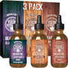 Viking Revolution Beard Oil for Men 3 Pack Natural Mens Beard Oil Variety Set Sandalwood Pine and Cedar Clary Sage Scent