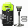 Gillette Labs with Exfoliating Bar by Gillette Mens Razor and Travel Case Shaving Kit for Men Storage on the Go Includes