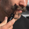 ZEUS Folding Mustache Comb for Men Handmade SawCut Pocket Comb for Mens Beard Moustache Grooming Compact Travel Friendly