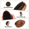 Sosoon Beard Brush for Men 100 Pure Boar Bristle Beard Brush Beard Grooming Set Including Beard Comb 2 Pcs Mustache Scis