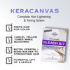 Keracolor Keracanvas Hair Bleach Kit Complete Hair Lightening Toning System Lifts Up to 8 Levels Neutralizes Brassiness