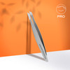 STALEKS PRO Expert 20 Type 3 Professional Eyebrow Tweezers Wide Beveled Stainless Steel for Thick Brows Soft Stroke Hair