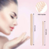 Maitys 1000 Pcs Wooden Wax Sticks Spatula Wax Applicator Sticks Wood Craft Sticks Include 500 Pcs Large Eyebrow Wax Appl