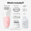 Braun Epilator Silkpil 5 5620 Hair Removal Device Epilator for Women Shaver Trimmer Cordless Rechargeable Wet Dry 6 Piec