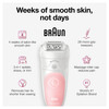 Braun Epilator Silkpil 5 5620 Hair Removal Device Epilator for Women Shaver Trimmer Cordless Rechargeable Wet Dry 6 Piec