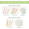 Clean Easy Sensitive Microwave Waxing Kit Soft Wax Hair Removal for Sensitive Skin Full Body Wax Kit for Women DIY Waxin