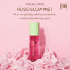 Pixi Beauty Rose Glow Mist AllOver Mist For Luminous Complexion Set Refresh Makeup Hydrate Skin With 21 Natural Oils 27
