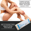 ForPro Natural Muslin Epilating Strips TearResistant PreCut Strips for Hair Removal 3 W x 9 L 100Count