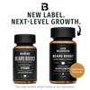 Live Bearded Beard Boost Beard Growth Vitamins for Men with Biotin Collagen Silica FoTi Root Facial Hair Growth for Men