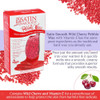 Satin Smooth Hard Wax Beads Wild Cherry Pebble Wax for Hair Removal on Sensitive Skin Fine to Medium Hair 35 oz