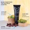 ZEUS Travel Beard Shampoo Conditioner Combo for Men Grooming Set with Green Tea Essential Oils Softens Hydrates Moisturi