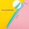 Boao 60 Pieces Eyebrow Razor Shaver Dermaplaning Tool Hair Shavers for Women and Man Face Microblades Shaper Trimmer wit