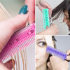 Maitys 3 Pcs Haircut Razor Comb Hair Cutting Comb with 12 Replacement Blades Double Edge Shaper for Salon Home Styling S