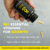 The Beard Club Biotin Beard Growth Vitamins Support A Thicker Fuller Beard Fill in Patches Minerals MultiVitamins Help S