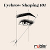 Rubis Classic Stainless Steel Slanted Tweezers for Precise Eyebrows and Hair Removal 1K105 WhiteRubis Switzerland Swiss