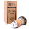 Taconic Shave Synthetic Silvertip Luxury Shaving Brush Premium 22mm Knot UltraSoft Bristles Beechwood Handle Includes Ac