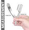 Utopia Care Professional Straight Razor for Men Barber Straight Edge Razor Safety with 100 Pack Blades Silver