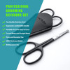 Facial Hair Small Grooming Scissors For Men Women Eyebrow Nose Hair Mustache Beard Eyelashes Ear Trimming Kit Curved and