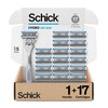 Schick Hydro Dry Skin Razors for Men 5Blade Mens Razors for Shaving 1 Mens Razor Handle with 17 Razor Blades Refills