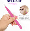 SIVOTE Lash Tweezers for Eyelash Extensions Professional Stainless Steel Straight Curved Tips Precision Lash Extension T