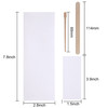 Yaomiao 400 Pieces Wax Strips Kit NonWoven Strips with Applicator for Body and Facial Hair Removal