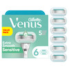 Gillette Venus Extra Smooth Sensitive Womens Razor Blade Refills 6 Count Designed for Women with Sensitive Skin Holiday
