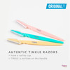 Tinkle Dermaplaning Tool 9ct Dermaplane Razor for Women Safe and Easy Peach Fuzz Remover Eyebrow Trimmer with Protective