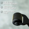 Beard Club Premium Derma Roller Beard Growth Oil Microneedling Roller with 540 Titanium Microneedles for Face Body and S