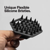 TOOLETRIES Beard Scrubber Silicone Beard Brush Exfoliator for Men Deep Cleans Unclogs Pores Ergonomic Handle Design Remo